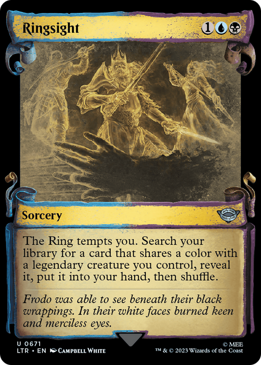 Ringsight [The Lord of the Rings: Tales of Middle-Earth Showcase Scrolls] Foil