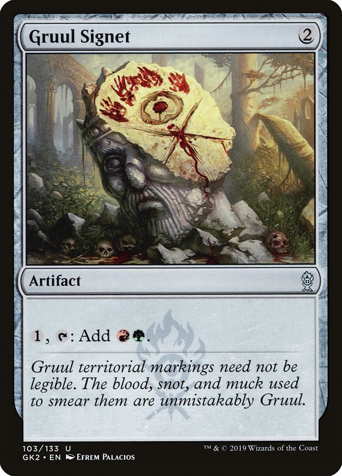 Gruul Signet [Ravnica Allegiance Guild Kit] | Silver Goblin