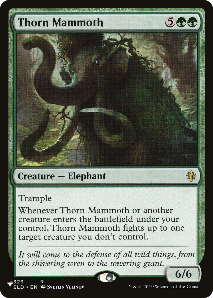 Thorn Mammoth [The List Reprints] | Silver Goblin