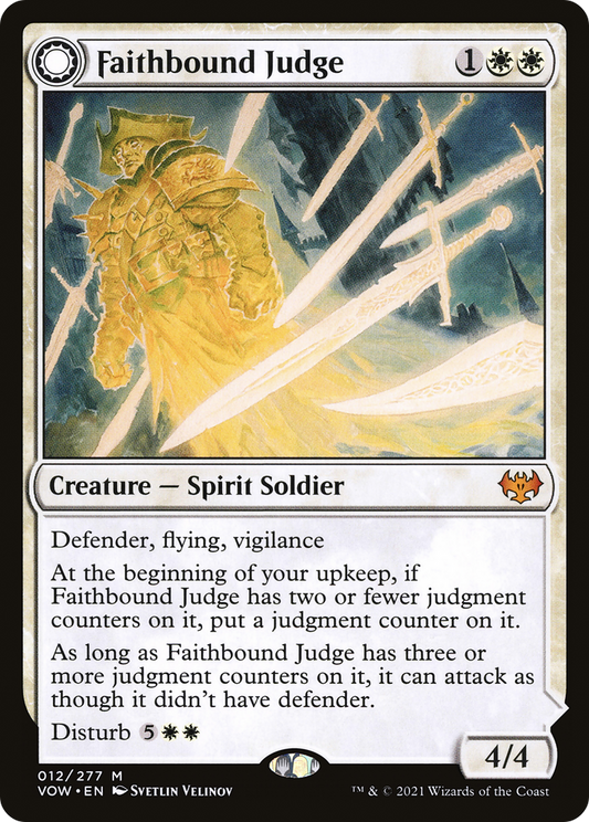 Faithbound Judge // Sinner's Judgment [Innistrad: Crimson Vow] Foil
