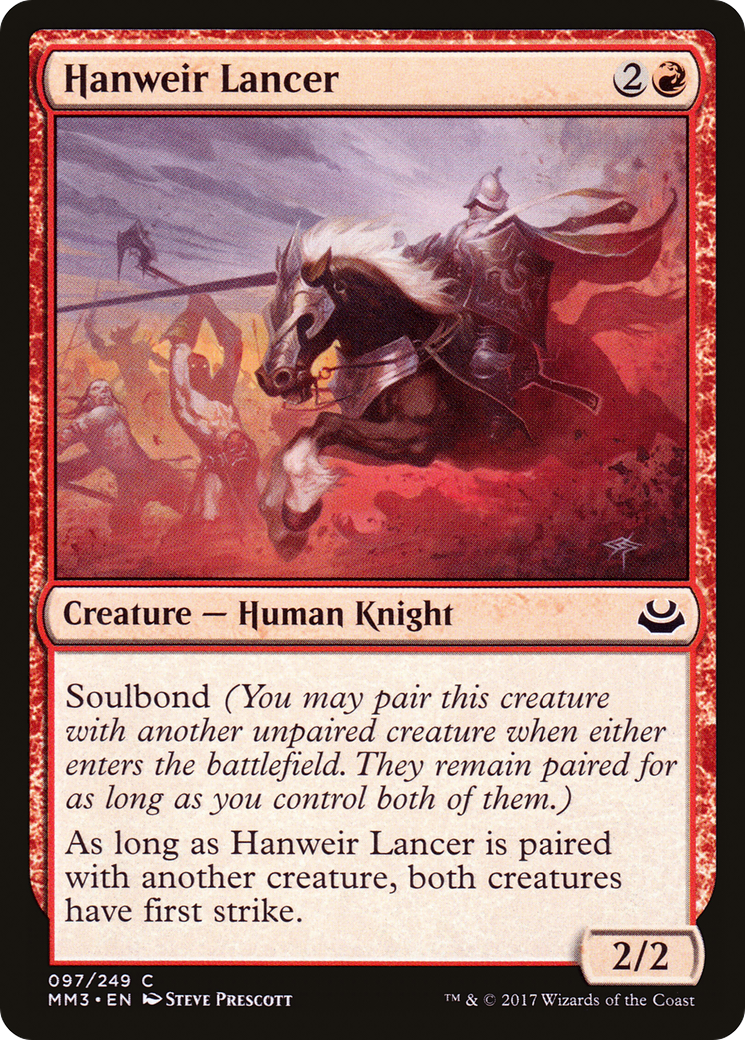 Hanweir Lancer [Modern Masters 2017] Foil