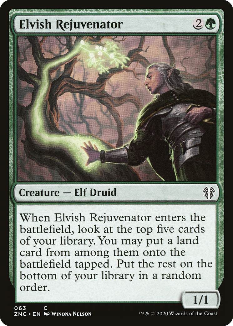 Elvish Rejuvenator [Zendikar Rising Commander] | Silver Goblin