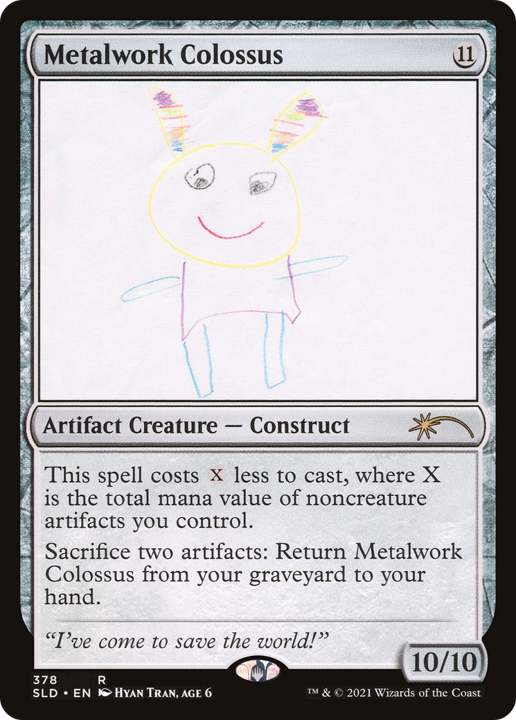 Metalwork Colossus (378) [Secret Lair Drop Series] | Silver Goblin