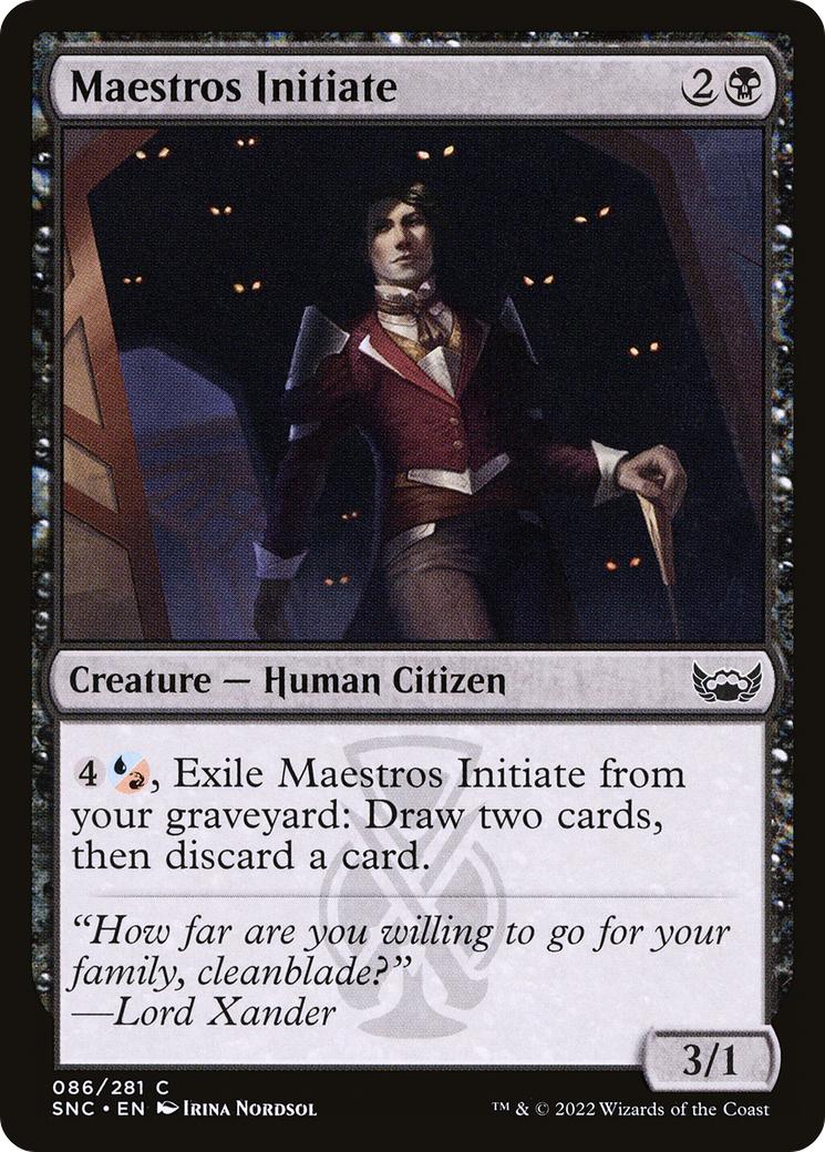 Maestros Initiate [Streets of New Capenna] Foil