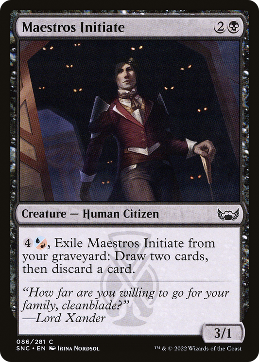 Maestros Initiate [Streets of New Capenna] Foil