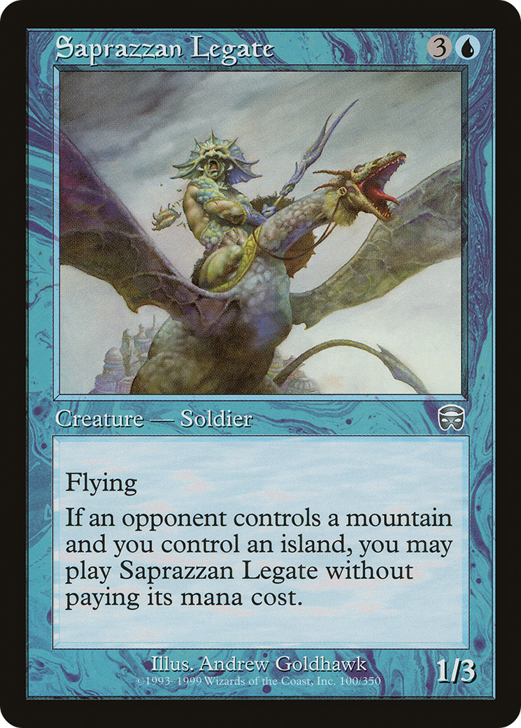 Saprazzan Legate [Mercadian Masques] | Silver Goblin