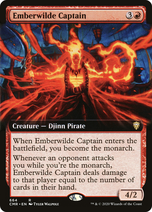 Emberwilde Captain (Extended Art) [Commander Legends]