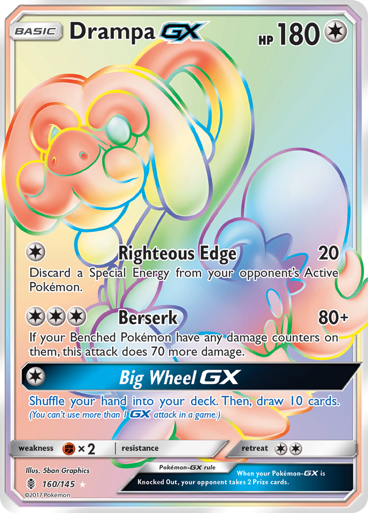 Drampa GX (160/145) [Sun & Moon: Guardians Rising] | Silver Goblin