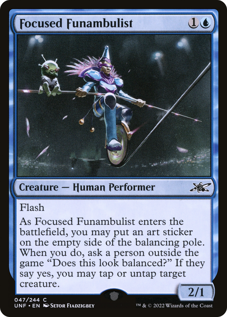 Focused Funambulist (047) - Unfinity