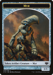 Myr // Pentavite Double-Sided Token [Commander 2014 Tokens] | Silver Goblin