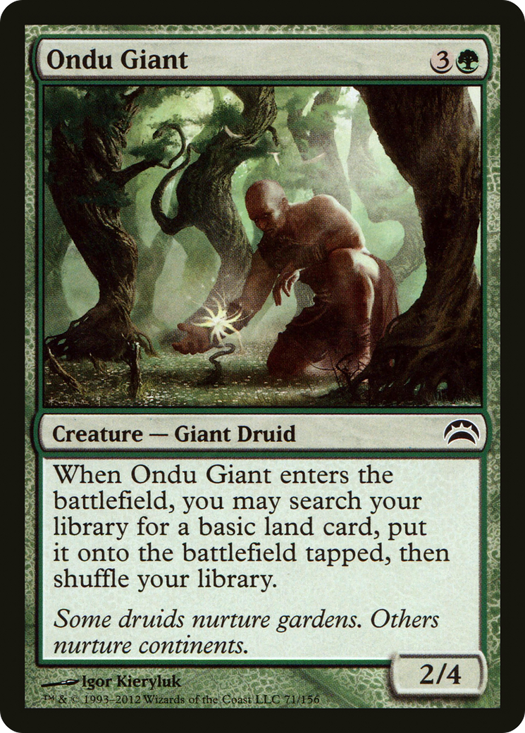 Ondu Giant (071) Foil - Planechase 2012