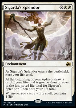 Sigarda's Splendor (Promo Pack) [Innistrad: Midnight Hunt Promos] | Silver Goblin