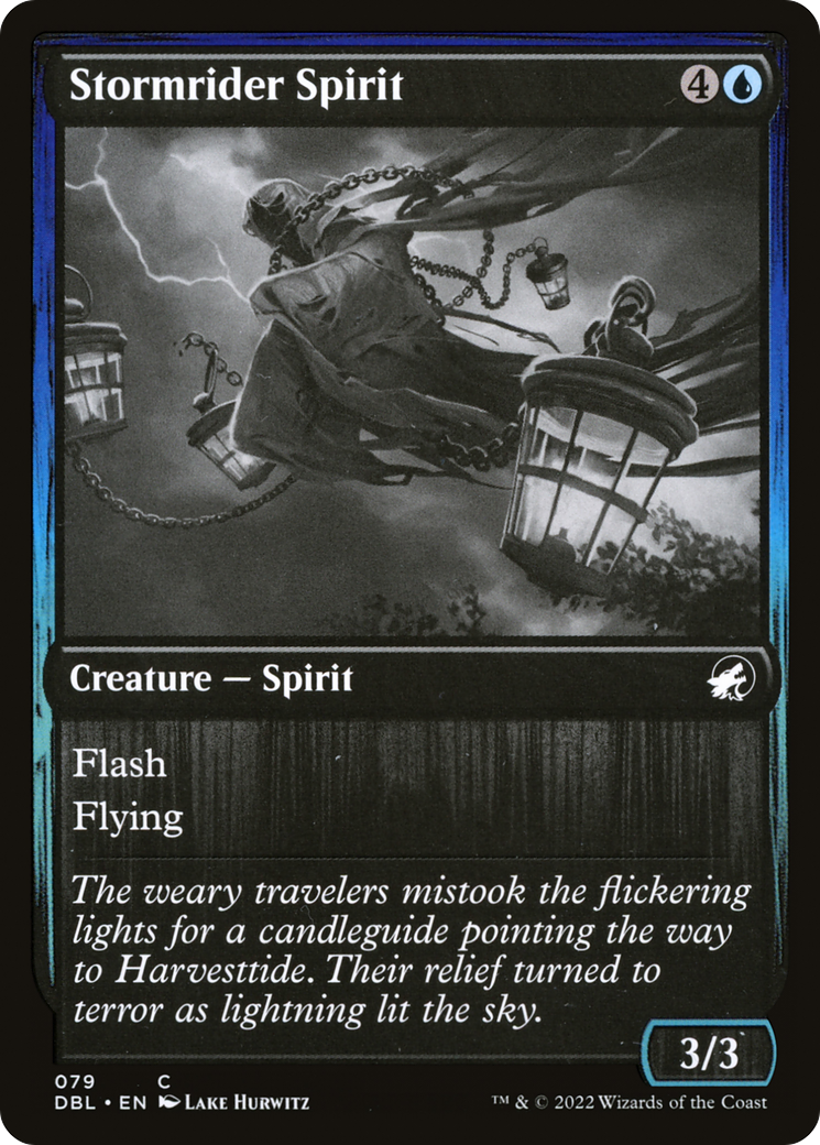Stormrider Spirit (079) Foil - Innistrad: Double Feature