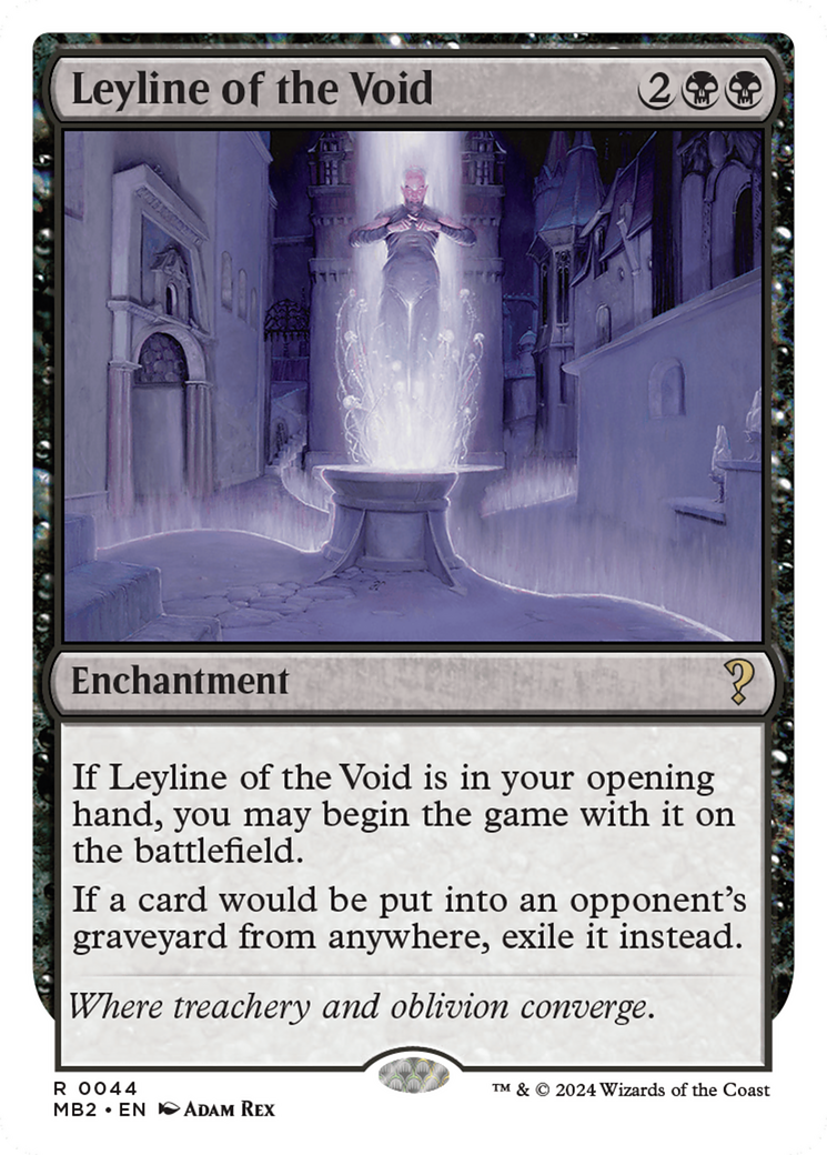 Leyline of the Void (White Border) [Mystery Booster 2] | Silver Goblin