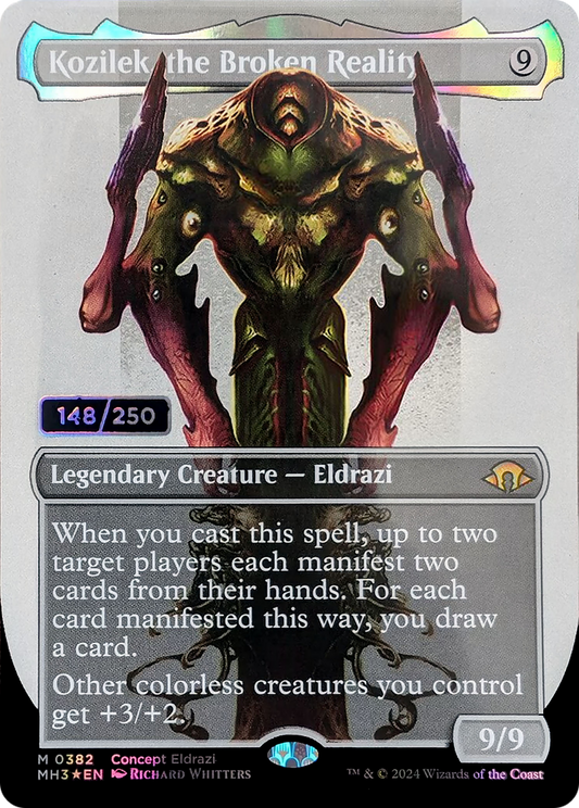 Kozilek, the Broken Reality(Borderless) Foil (382Z)