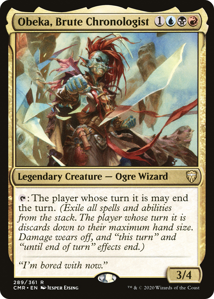 Obeka, Brute Chronologist [Commander Legends] | Silver Goblin