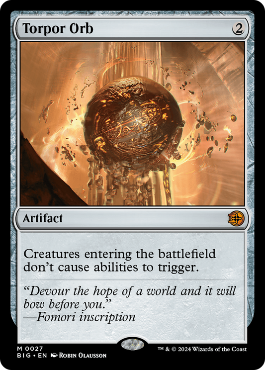 Torpor Orb [Outlaws of Thunder Junction: The Big Score] Foil