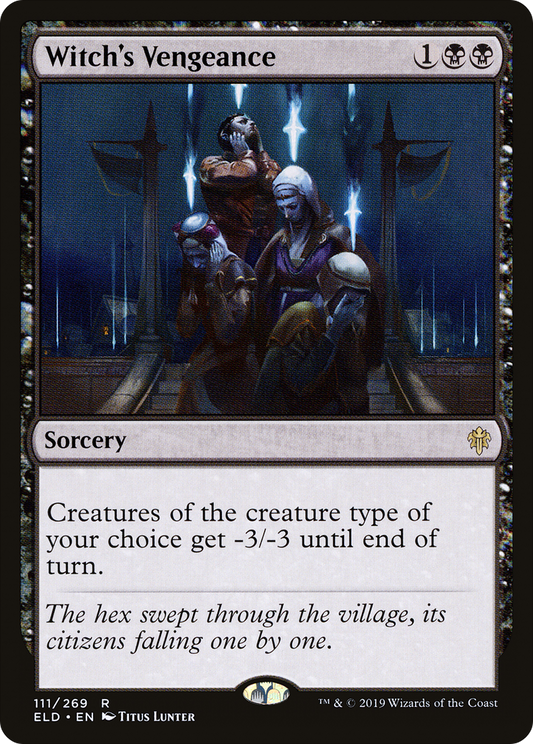 Witch's Vengeance [Throne of Eldraine] Foil
