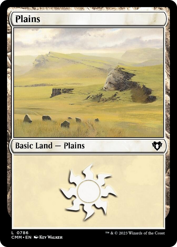 Plains (786) [Commander Masters] | Silver Goblin