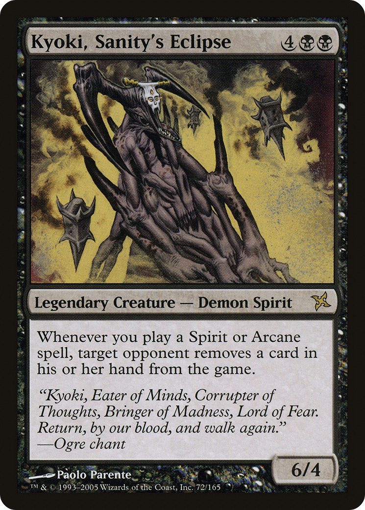 Kyoki, Sanity's Eclipse (072) Foil - Betrayers of Kamigawa