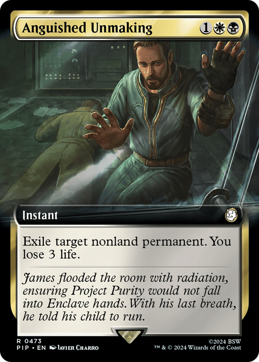 Anguished Unmaking (Extended Art) [Fallout] Foil