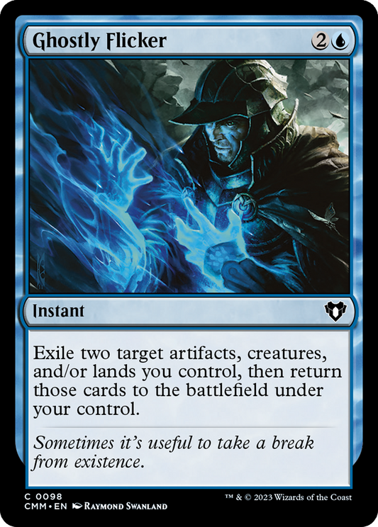 Ghostly Flicker [Commander Masters] Foil