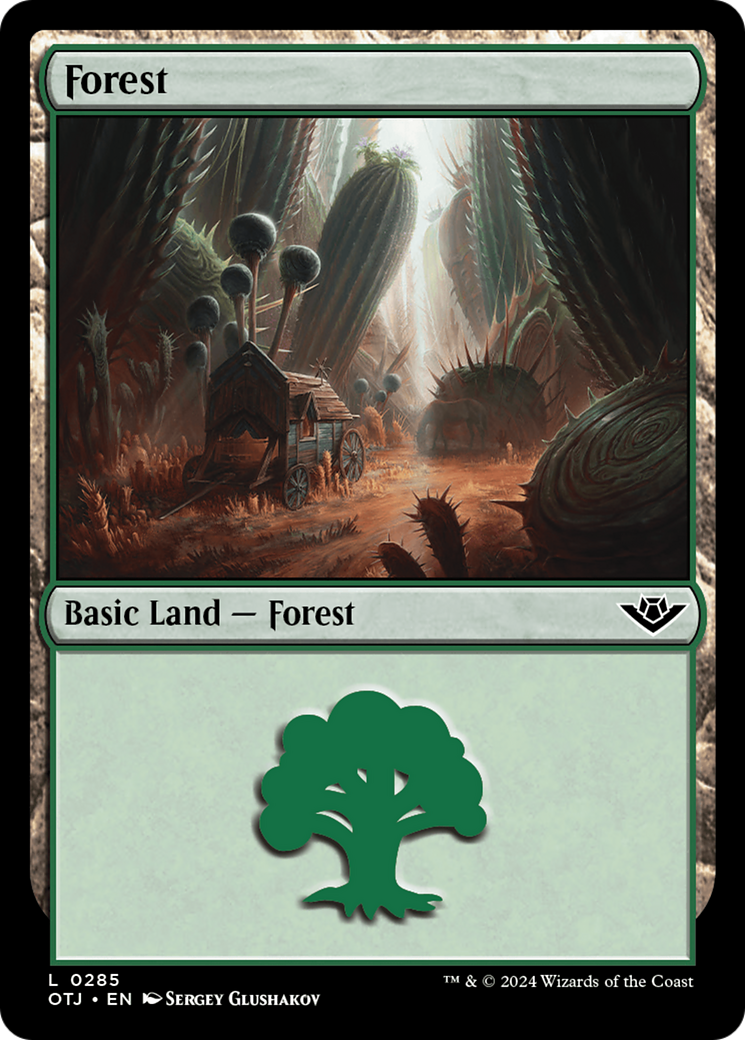 Forest (0285) [Outlaws of Thunder Junction] Foil