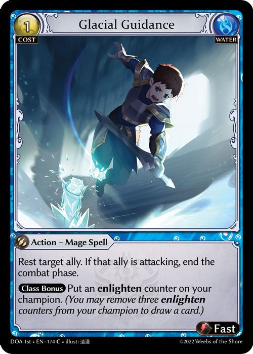 Glacial Guidance (174) [Dawn of Ashes: 1st Edition] Foil