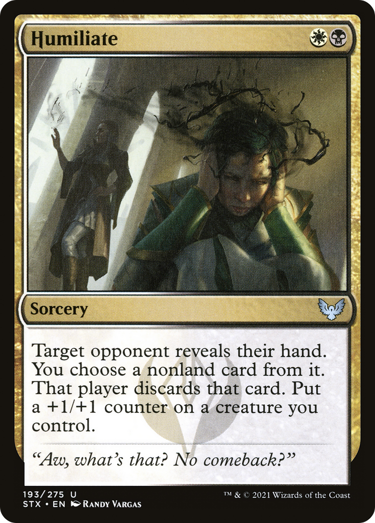 Humiliate [Strixhaven: School of Mages] Foil