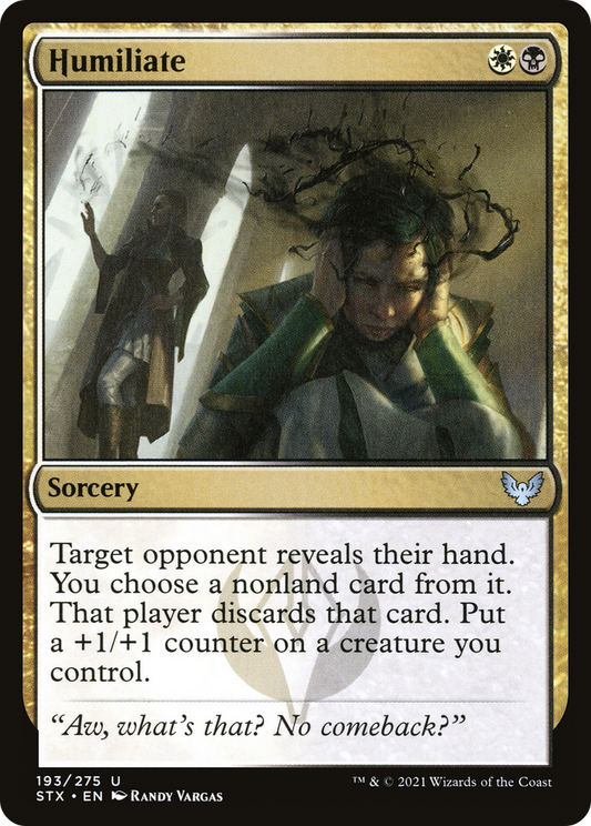 Humiliate [Strixhaven: School of Mages] Foil