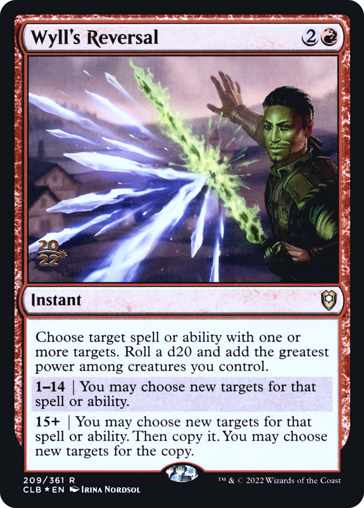 Wyll's Reversal [Commander Legends: Battle for Baldur's Gate Prerelease Promos] | Silver Goblin