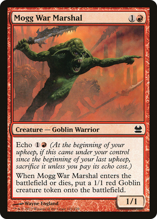 Mogg War Marshal [Modern Masters] Foil