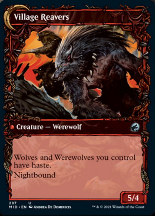 Village Watch // Village Reavers (Showcase Equinox) [Innistrad: Midnight Hunt] Foil