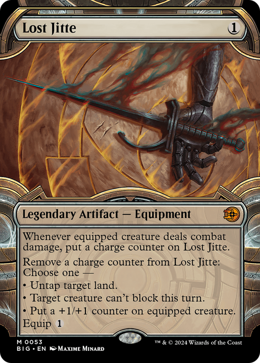 Lost Jitte (Showcase) [Outlaws of Thunder Junction: The Big Score] Foil