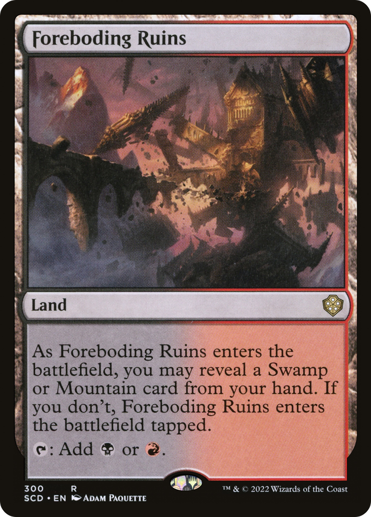 Foreboding Ruins [Starter Commander Decks]