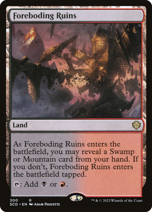 Foreboding Ruins [Starter Commander Decks]