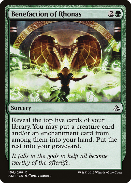 Benefaction of Rhonas [Amonkhet] Foil