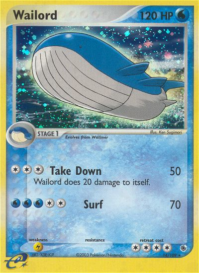 Wailord (14/109) [EX: Ruby & Sapphire] | Silver Goblin