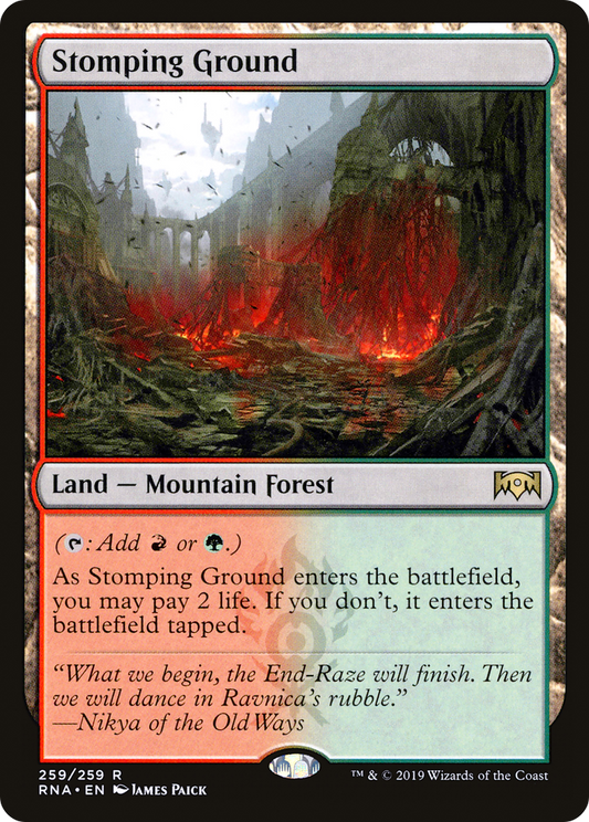 Stomping Ground [Ravnica Allegiance] Foil