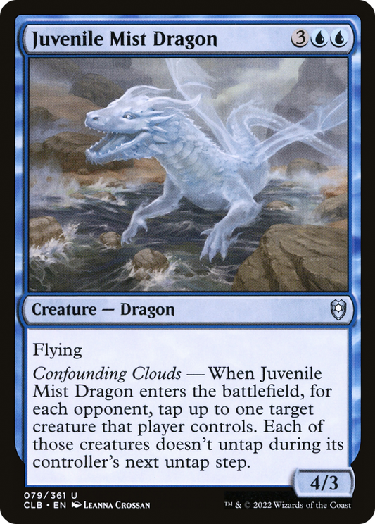 Juvenile Mist Dragon [Commander Legends: Battle for Baldur's Gate]