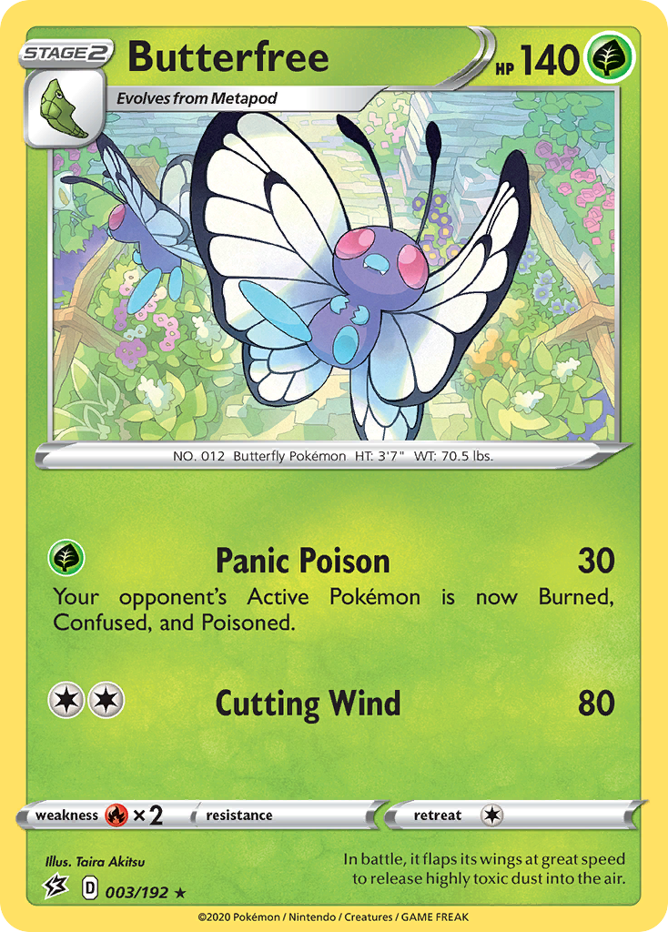 Butterfree (003/192) [Sword & Shield: Rebel Clash] | Silver Goblin