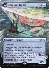 Thing in the Ice // Awoken Horror (Borderless Alternate Art) [Regional Championship Qualifiers 2023] | Silver Goblin