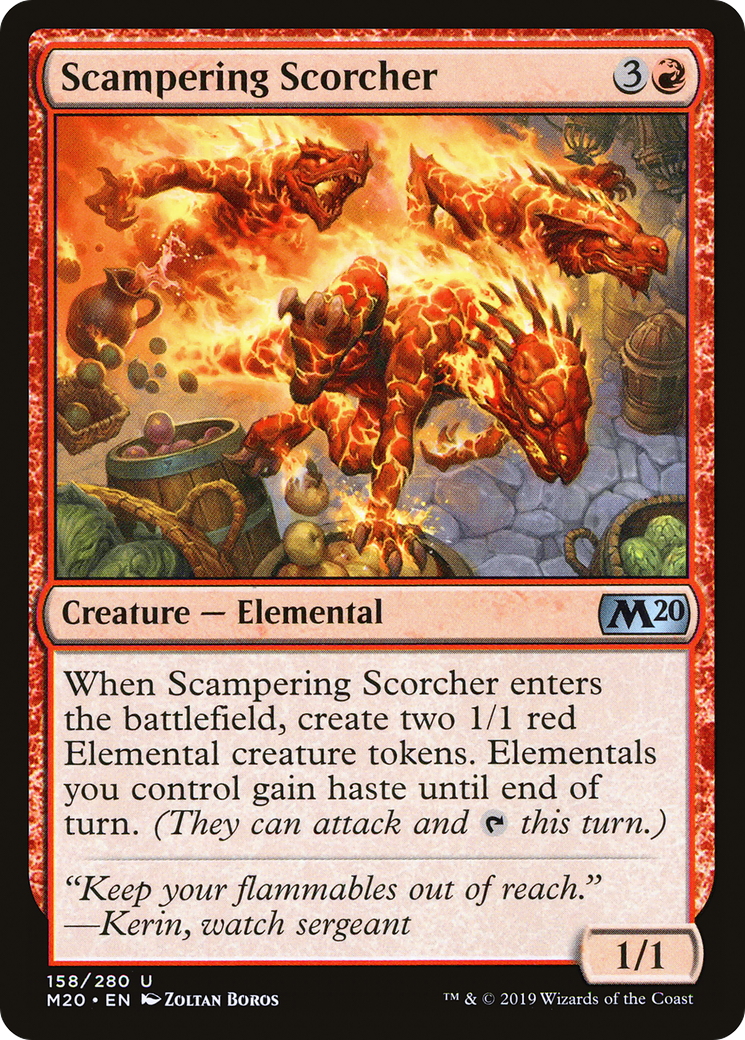Scampering Scorcher [Core Set 2020] Foil