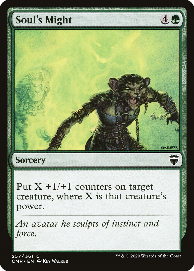 Soul's Might (257) Foil - Commander Legends