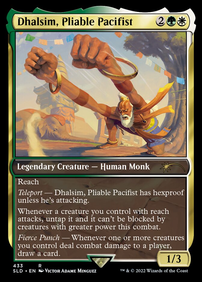 Dhalsim, Pliable Pacifist [Secret Lair Drop Series] | Silver Goblin