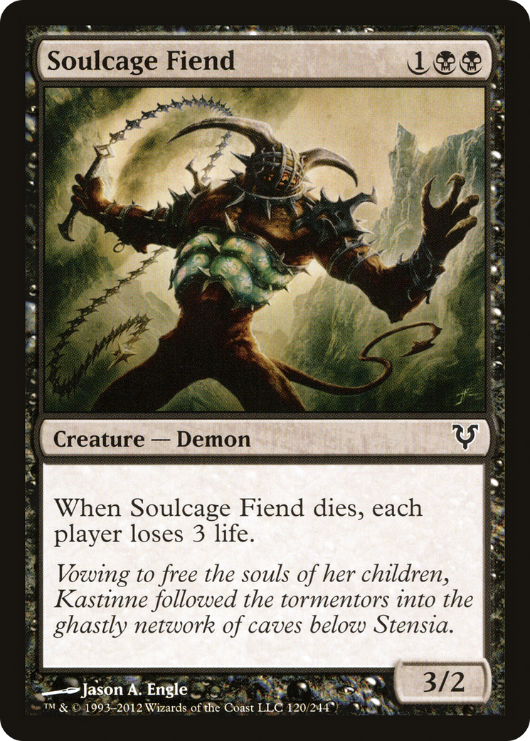 Soulcage Fiend [Avacyn Restored] Foil