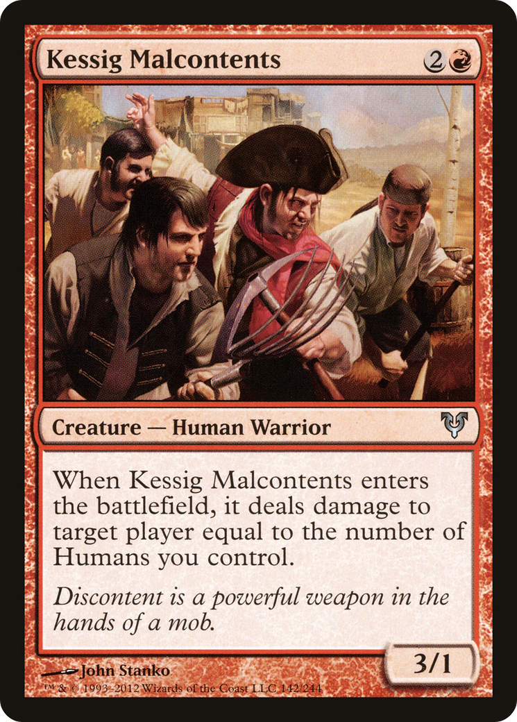 Kessig Malcontents (142) Foil - Avacyn Restored