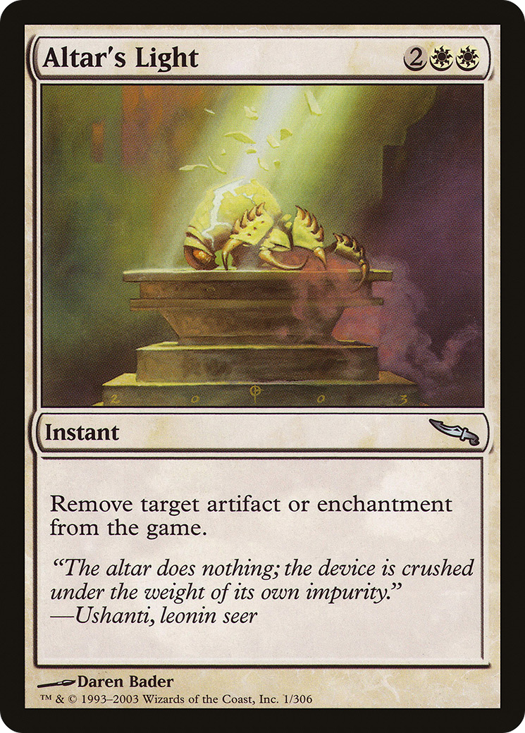 Altar's Light [Mirrodin] Foil