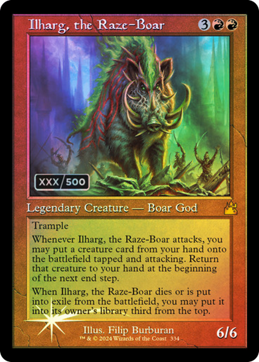 Ilharg, the Raze-Boar Foil (334Z)