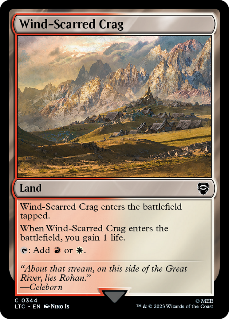 Wind-Scarred Crag [The Lord of the Rings: Tales of Middle-Earth Commander] | Silver Goblin